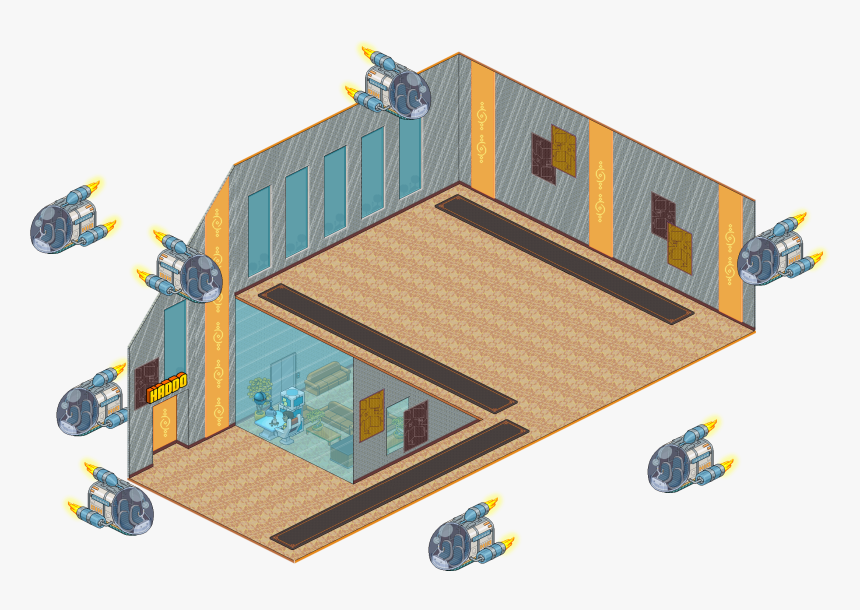 Kisspng Habbo Room Point And Click Building Shed Reception - Habbo Reception, Transparent Png, Free Download