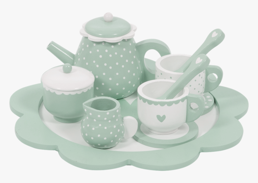 Picture Of Tea Set Mint - Drewniany Zestaw Do Herbaty, HD Png Download, Free Download