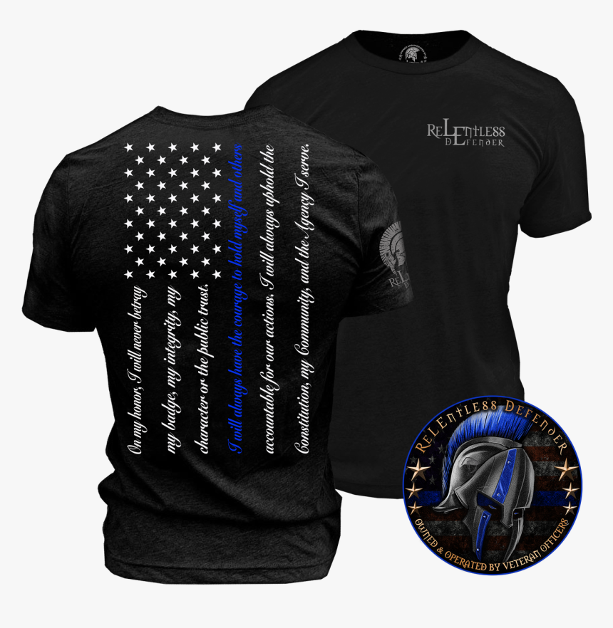 Thin Blue Line , Png Download - Thin Blue Line Texas T Shirts, Transparent Png, Free Download