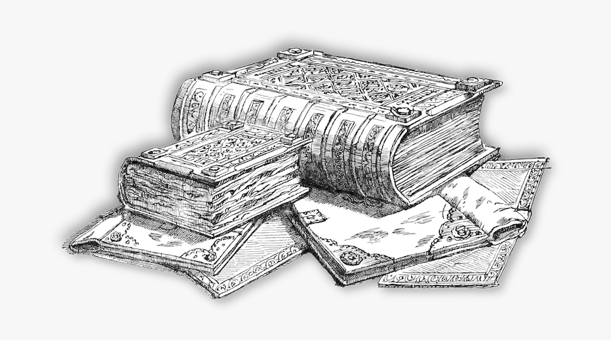 Old Book Drawing Png, Transparent Png, Free Download