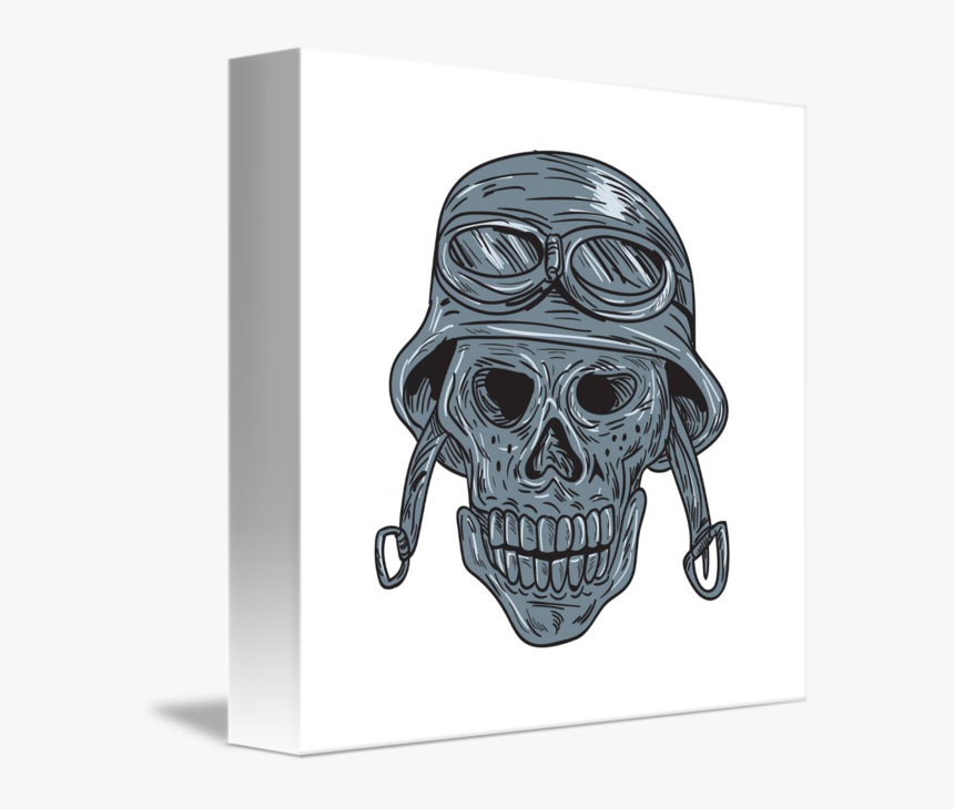 Jpg Stock Biker Drawing Skull - Skull, HD Png Download, Free Download