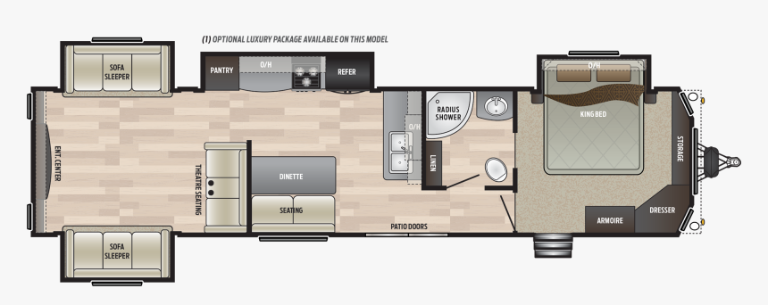 Keystone Retreat Floor Plans, Png Download - Keystone Residence 401rden, Transparent Png, Free Download