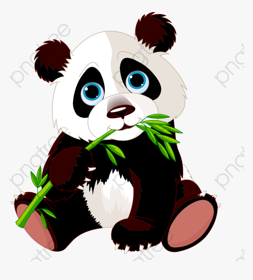 Panda Clipart Transparent - Transparent Background Panda Bear Clipart, HD Png Download, Free Download