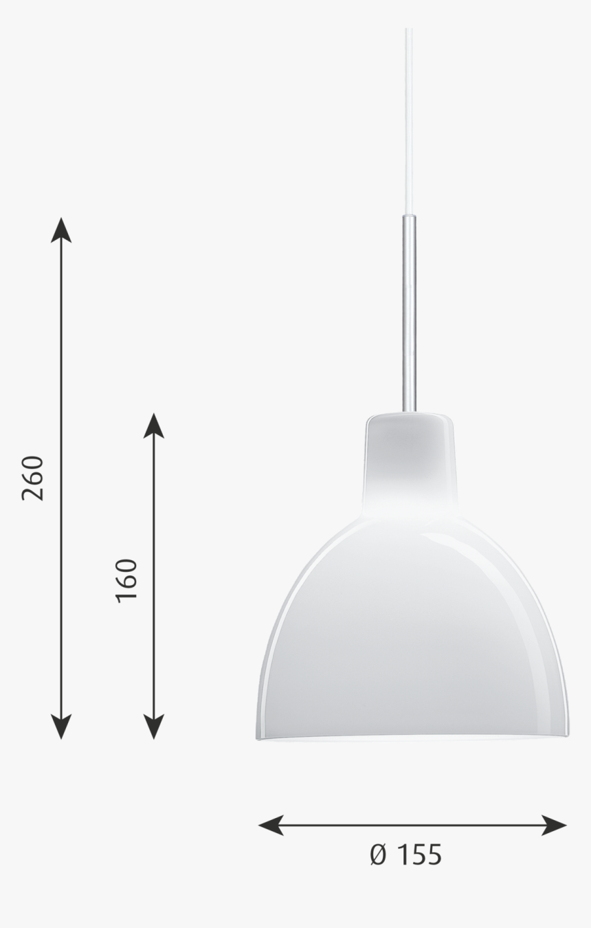 Toldbod 155 Glass Pendant"
 Class= - Lampshade, HD Png Download, Free Download