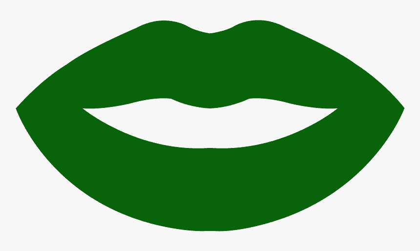 Green Lips Clipart, HD Png Download, Free Download