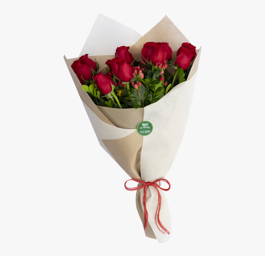 Ramo X 12 Rosas Rojas - Garden Roses, HD Png Download, Free Download