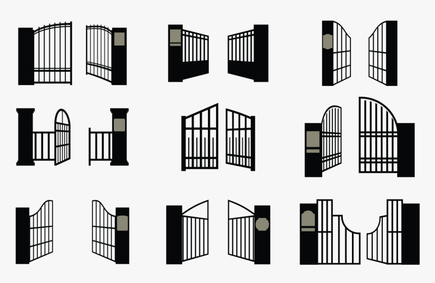 Gate Vector Png, Transparent Png, Free Download