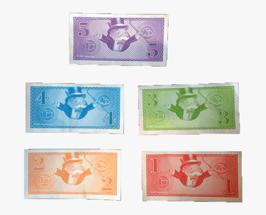 Monopoly Money Png - Monopoly Junior Game Money, Transparent Png, Free Download