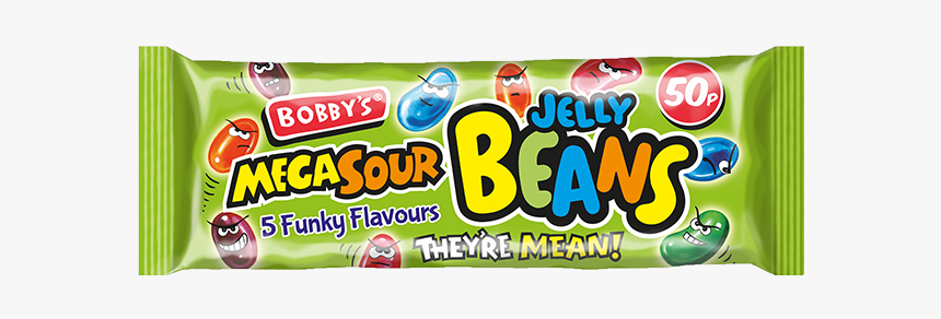 Mega Sour Jelly Beans - Snack, HD Png Download, Free Download