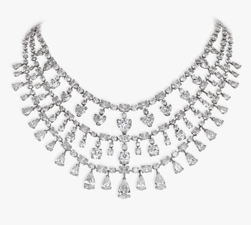 All Sapphire Necklace White Gold, HD Png Download, Free Download