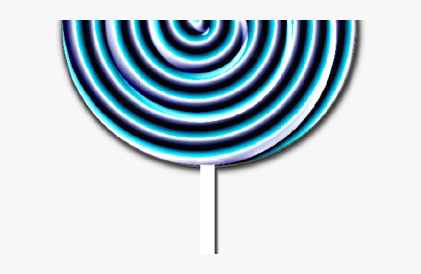 Lollipop Clipart Blue Lollipop - Spiral, HD Png Download, Free Download