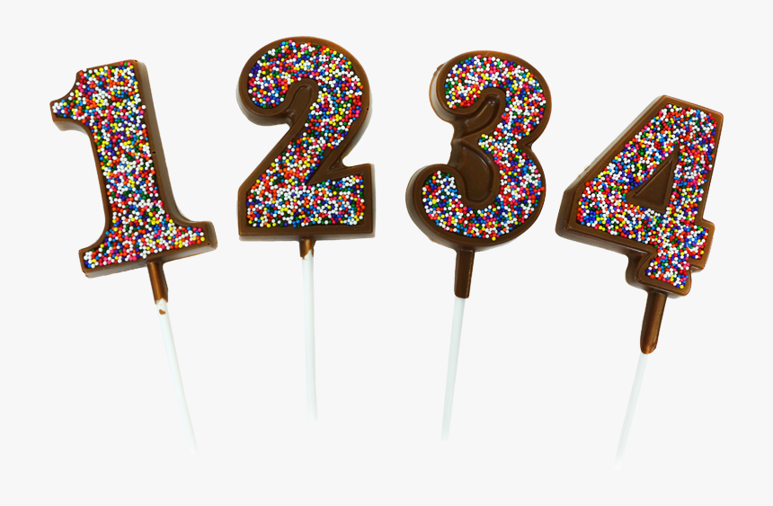 Transparent Lollipop Plain - Chocolate Lollipop For Birthday, HD Png Download, Free Download