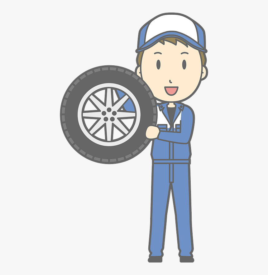 Mechanic Man Tire Clipart - Tire, HD Png Download, Free Download