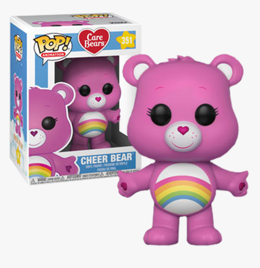 Cheer Bear Pop Vinyl Figure - Care Bears Pop Vinyl, HD Png Download, Free Download