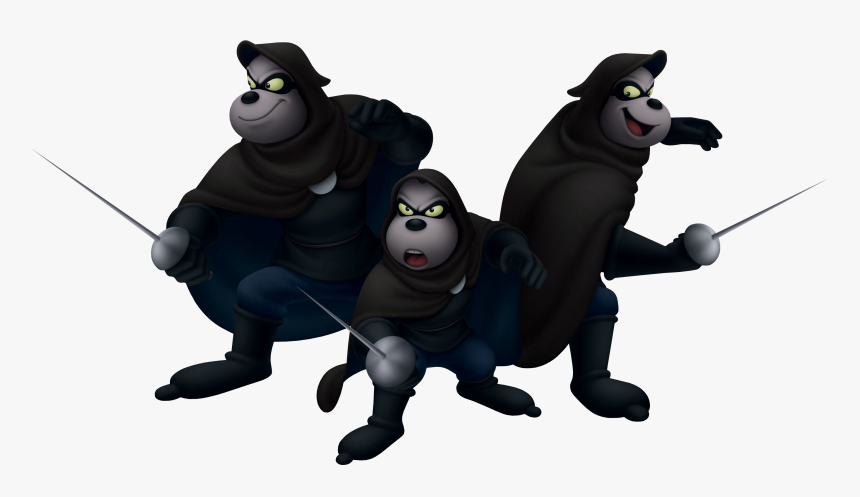 Kingdom Hearts Beagle Boys , Png Download - Beagle Boys Disney The Three Musketeers, Transparent Png, Free Download