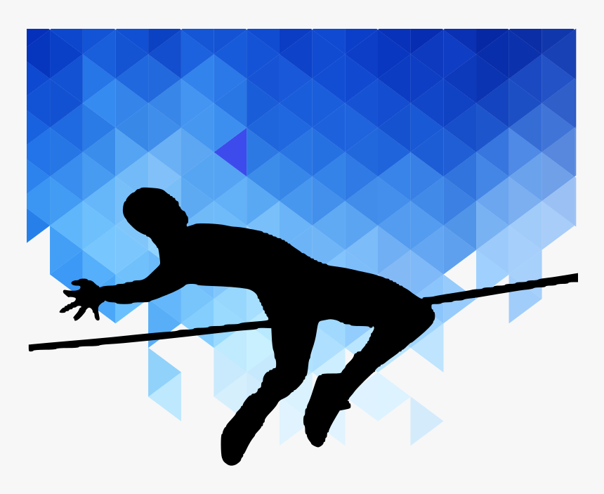 High Jump Silhouette , Png Download - High Jump Silhouette, Transparent Png, Free Download