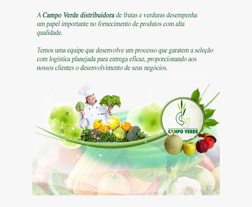 A Campo Verde Distribuidora De Frutas E Verduras, Oferece - Natural Foods, HD Png Download, Free Download