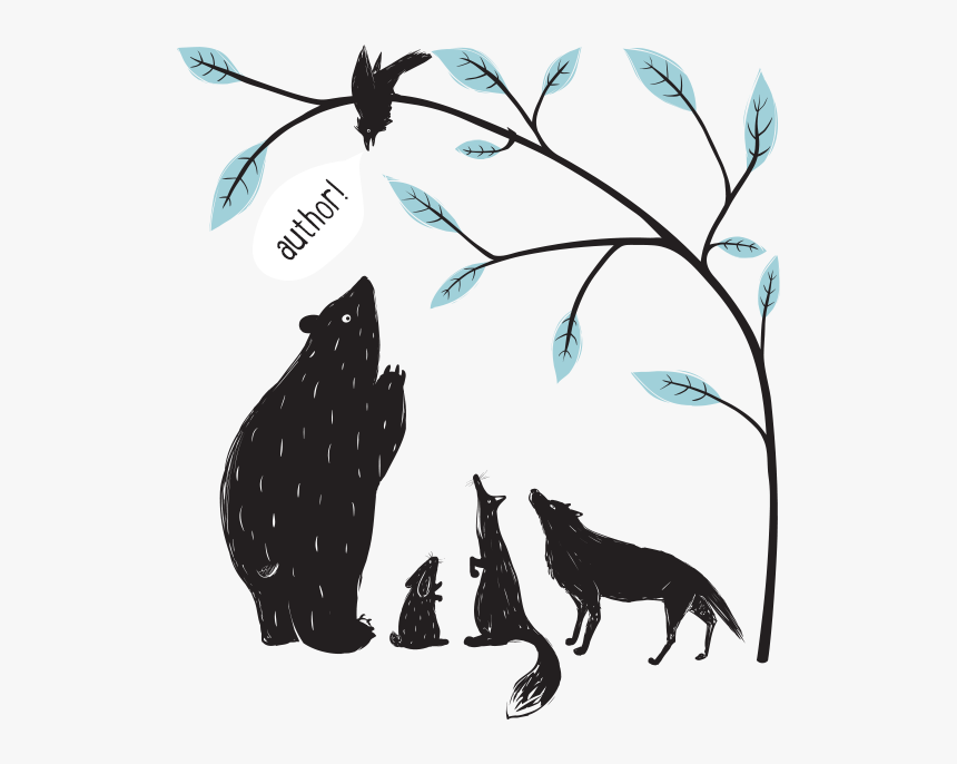 Cuervo Oso Y Lobo , Png Download - Reunion De Osos Dibujo, Transparent Png, Free Download