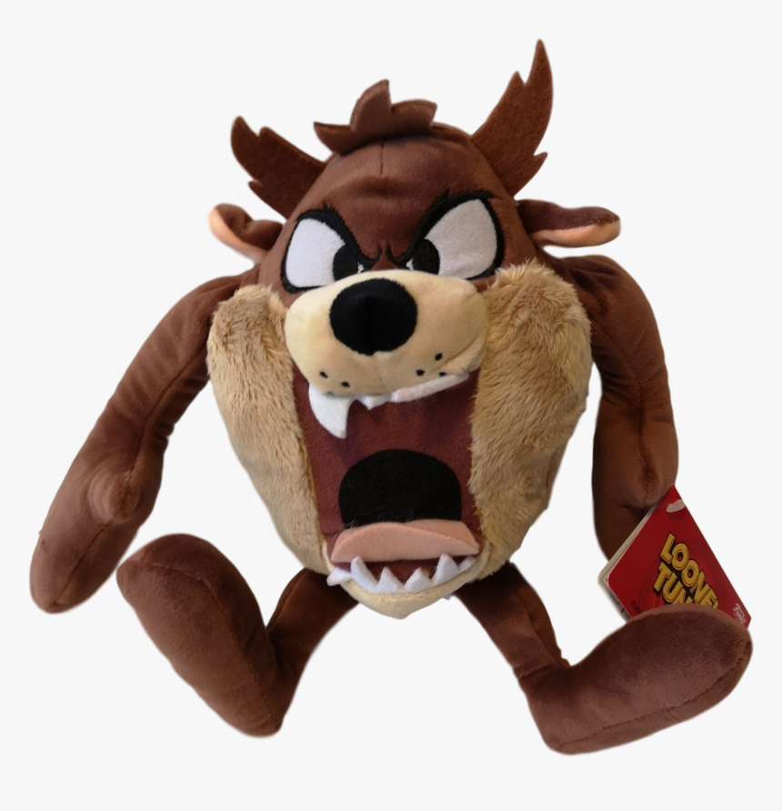 Looney Tunes Taz The Tazmanian Devil Plush Png Taz - Stuffed Toy, Transparent Png, Free Download