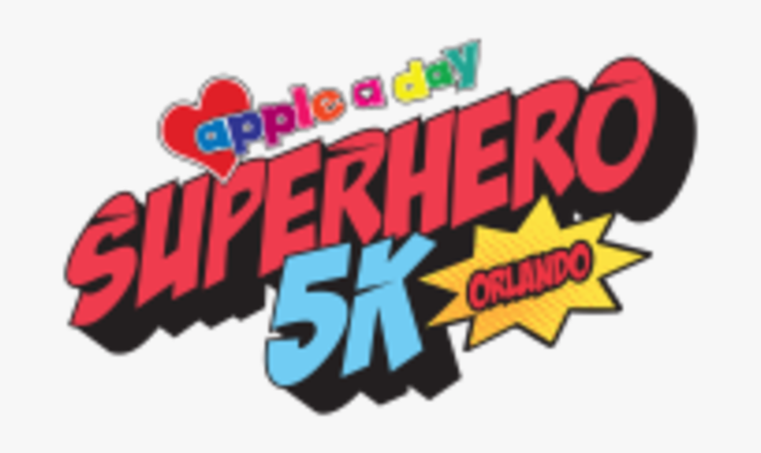 Apple A Day Superhero 5k - Graphic Design, HD Png Download, Free Download