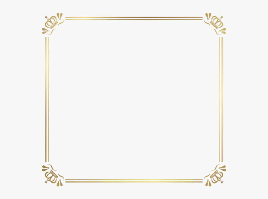 Crown Png, Borders And Frames, High Quality Images, - Gold Page Border, Transparent Png, Free Download