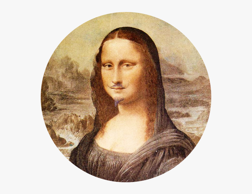 Mona Lisa De Marcel Duchamp, HD Png Download, Free Download