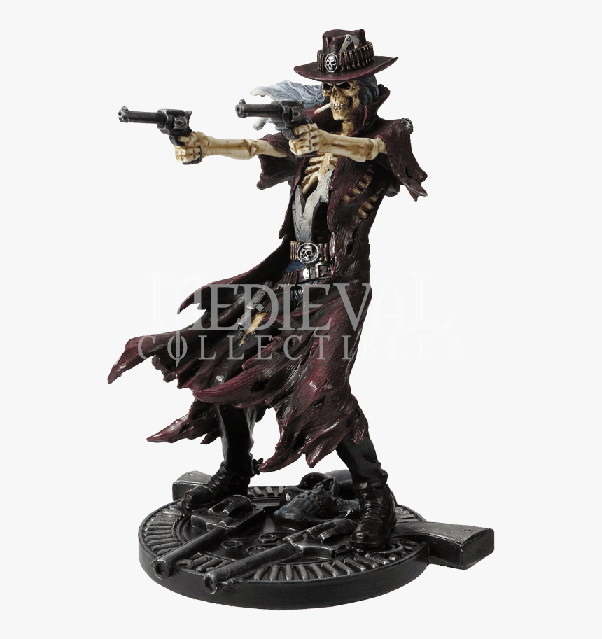 Reaper Gunslinger Statue - Fantasy Gunslinger, HD Png Download, Free Download