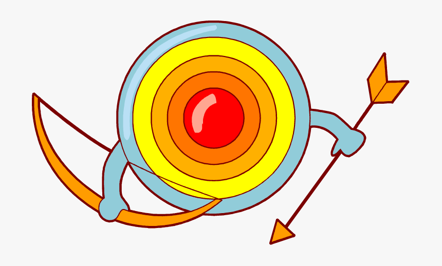 Free Cartoon Archery Target Clip Art Image From Free-clip - Gif Image Target Transparent, HD Png Download, Free Download