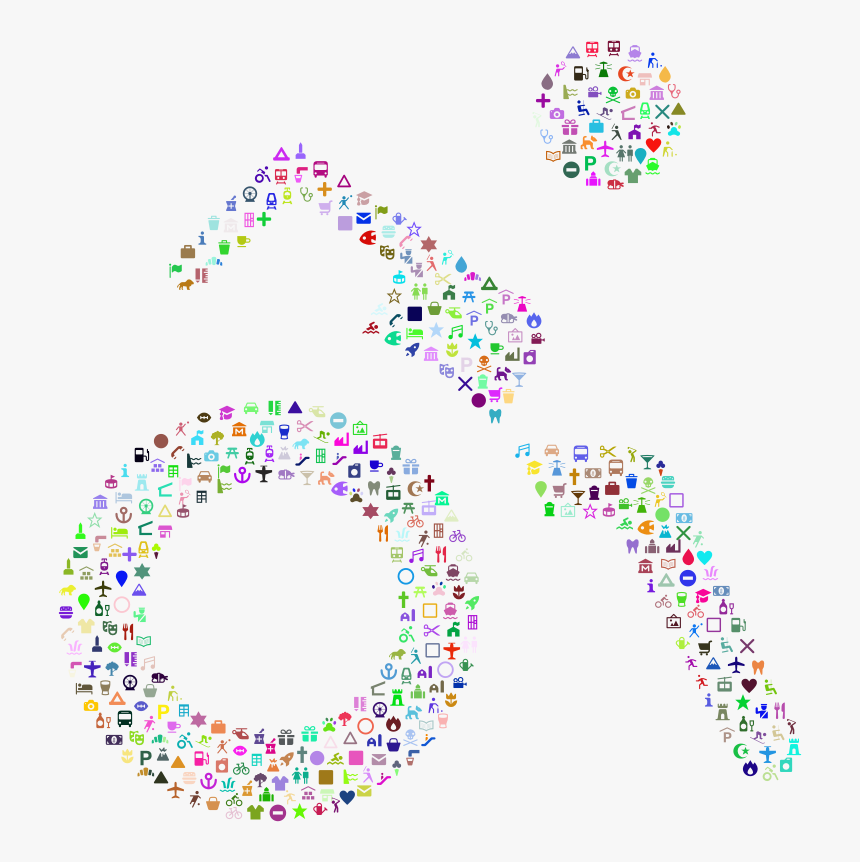 Public Domain Wheelchair Icons Prismatic - Tekerlekli Sandalye Engelli Png, Transparent Png, Free Download