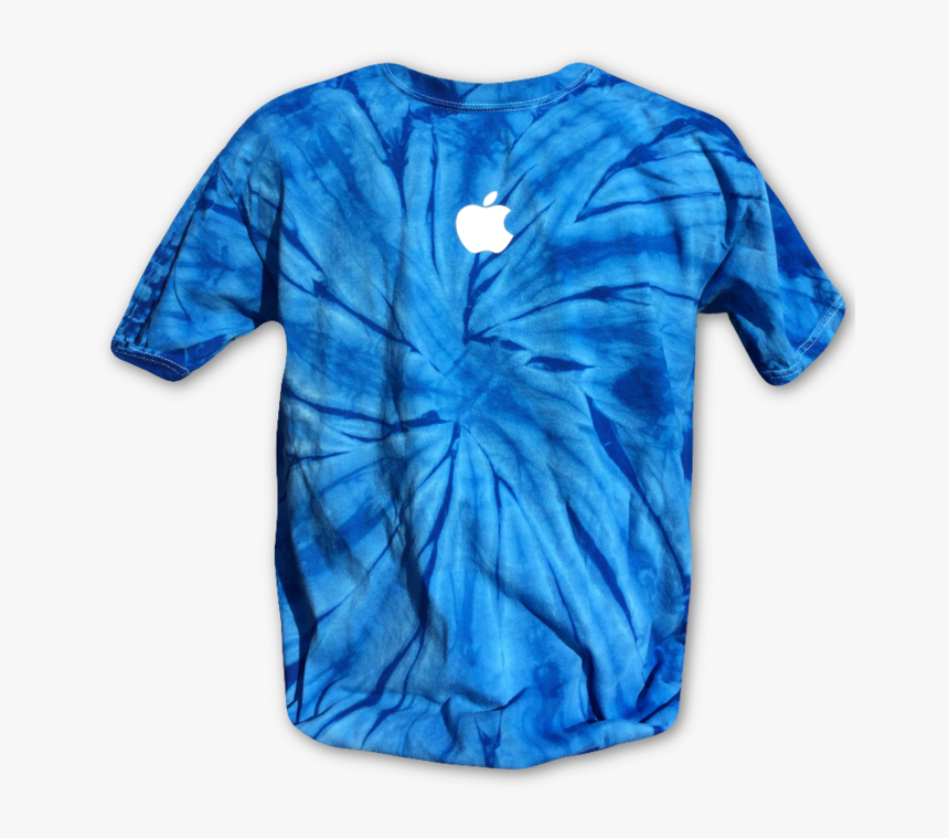 Blue Tie Dye Apple T Shirt, HD Png Download, Free Download