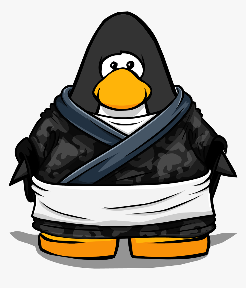 Sashimi Chef Uniform From A Player Card - Club Penguin Penguin, HD Png Download, Free Download