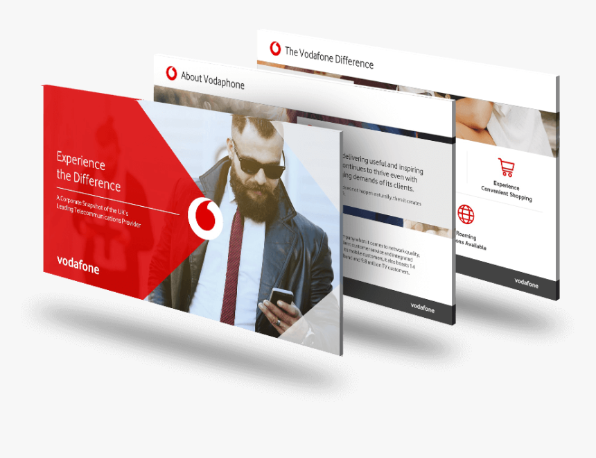 Vodafone Powerpoint Deck - Online Advertising, HD Png Download, Free Download