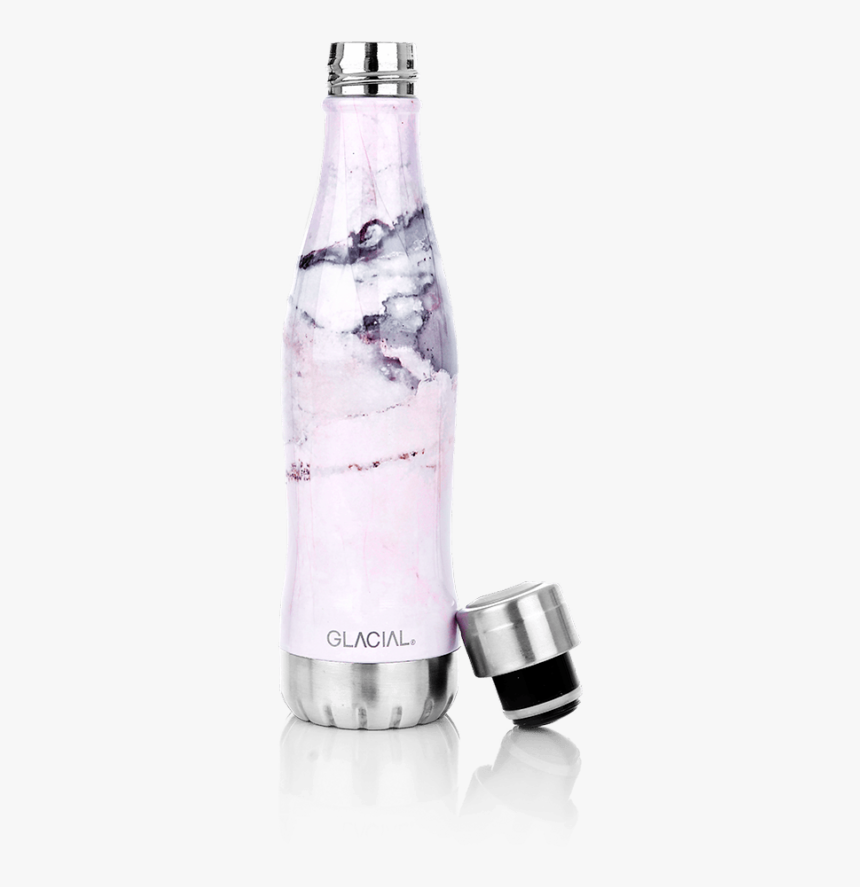 Glacial Bottle Pink Marble, HD Png Download, Free Download