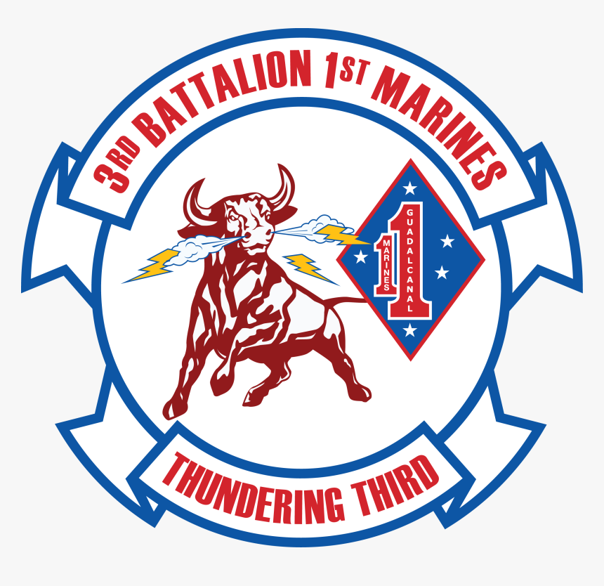 3rd Battalion 1st Marine Regiment Of United States - Usmc 3rd Battalion 1st Marines, HD Png Download, Free Download