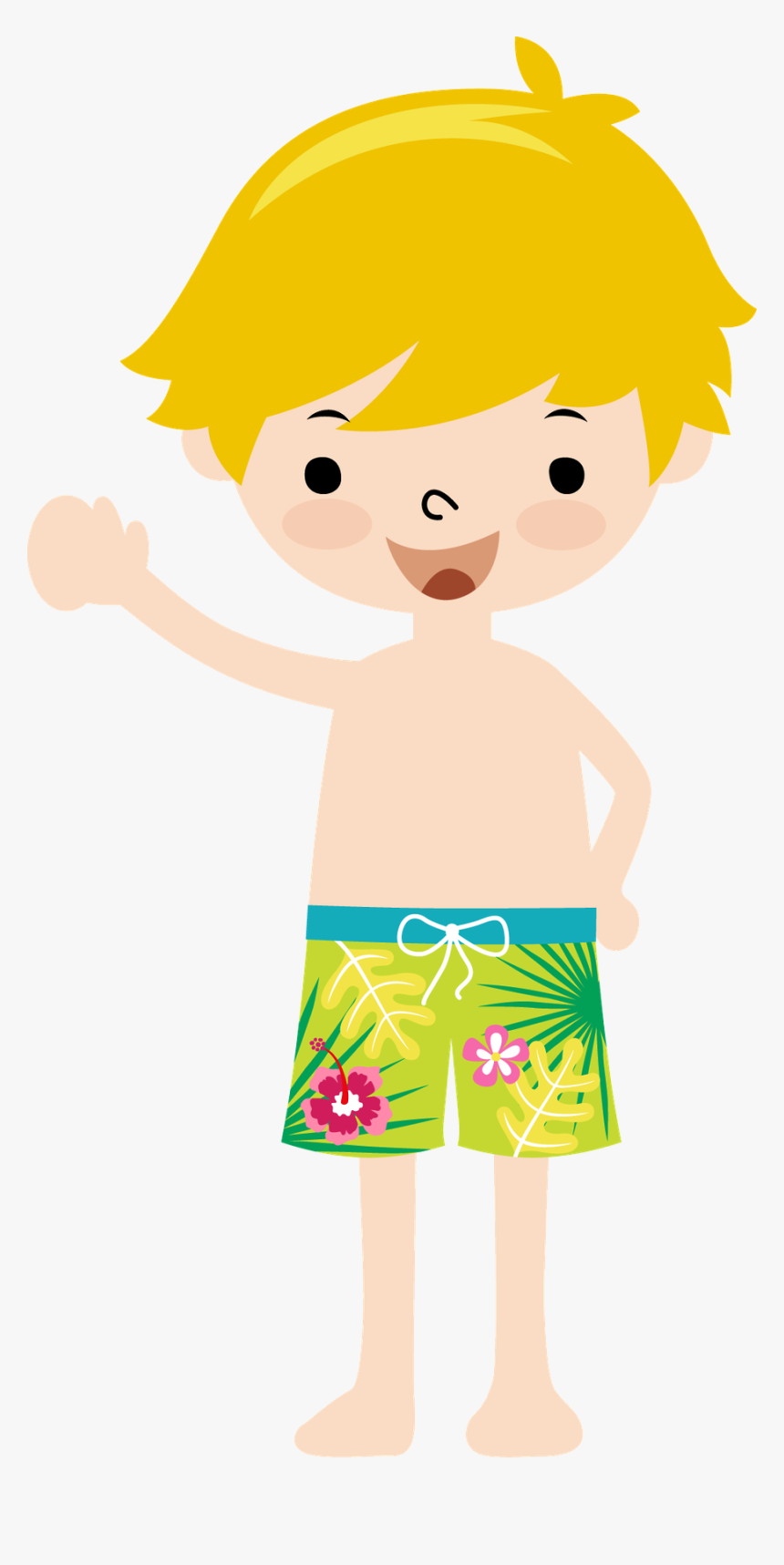 Clipart Pool Blonde Boy, HD Png Download, Free Download