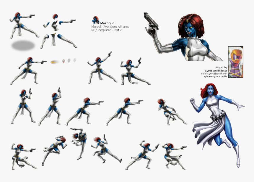 Click To View Full Size - Marvel Future Fight Mystique, HD Png Download, Free Download