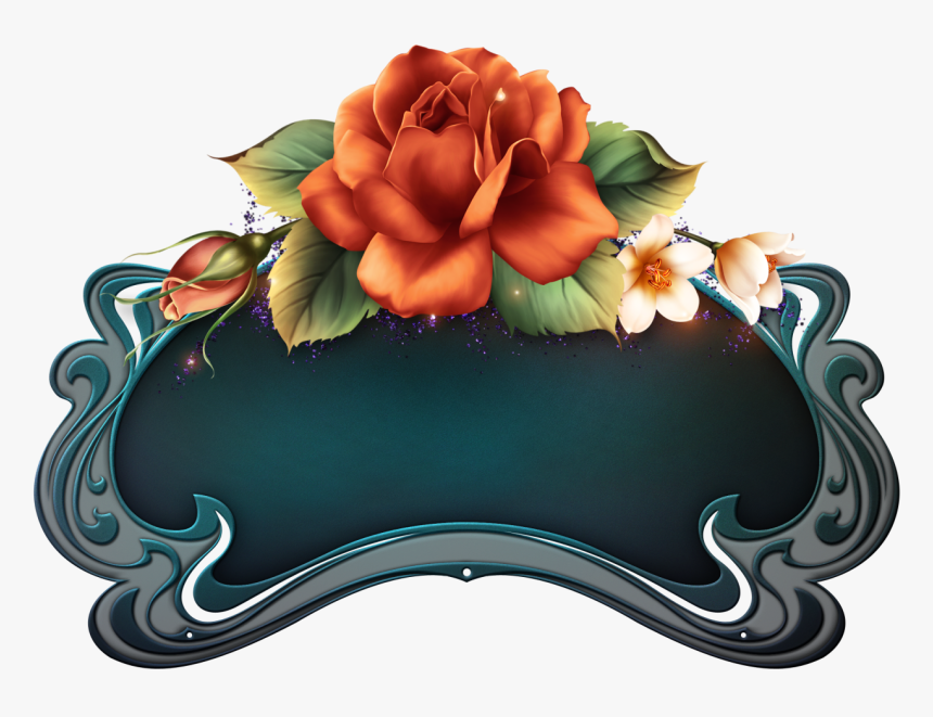 Summer Roses Flower Boarders, Flower Frame, Framed - Mujer Tú Eres Especial, HD Png Download, Free Download