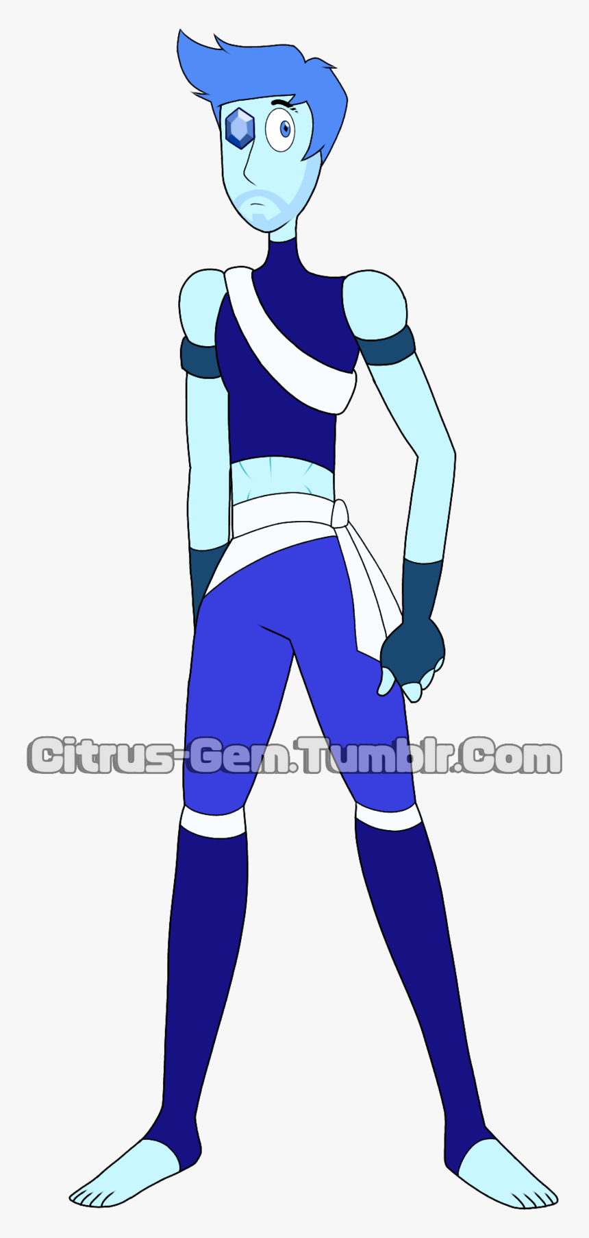 Image - Steven Universe Blue Male Gem, HD Png Download, Free Download