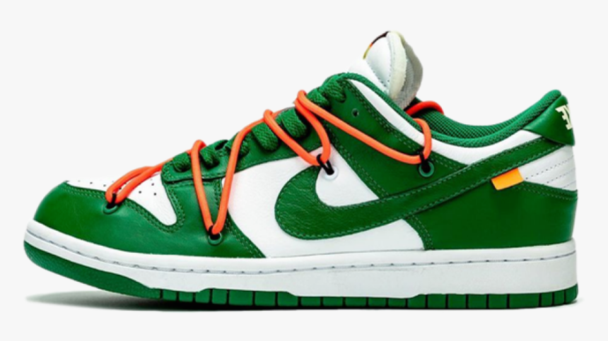 Off-white X Nike Dunk Low Pine Green - Sneaker Releases Of 2019, HD Png ...