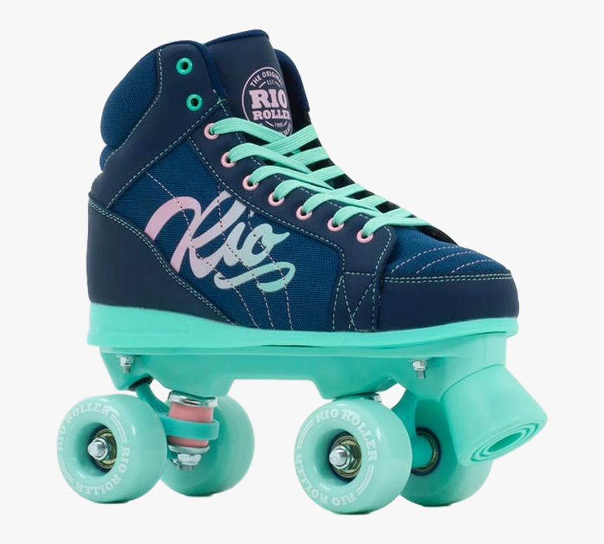 Roller Skates Blue And Pink, HD Png Download, Free Download