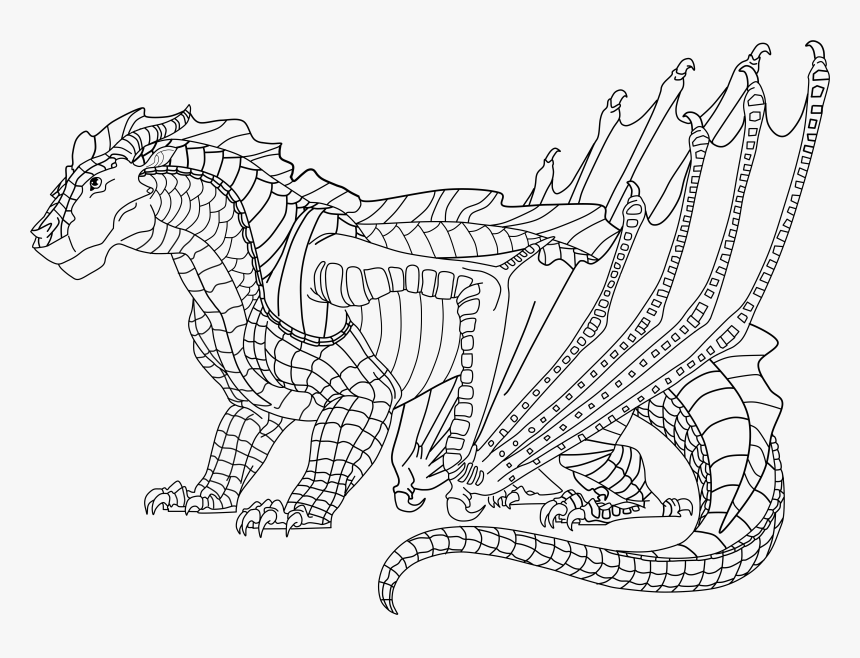 5500 X 3931 - Hybrid Wings Of Fire Coloring Pages, HD Png Download, Free Download