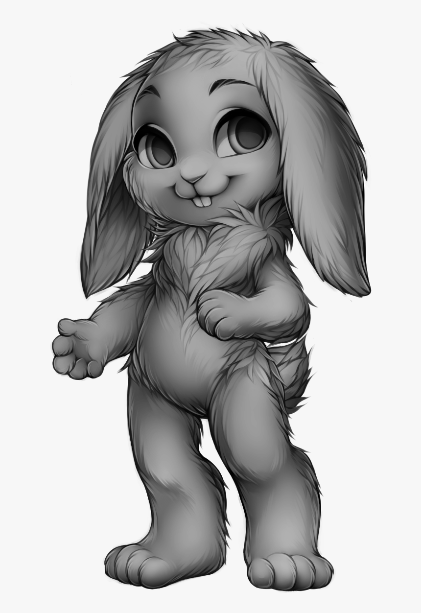 Furvilla Lop Rabbit Base - Rabbit Base Transparent Background, HD Png Download, Free Download