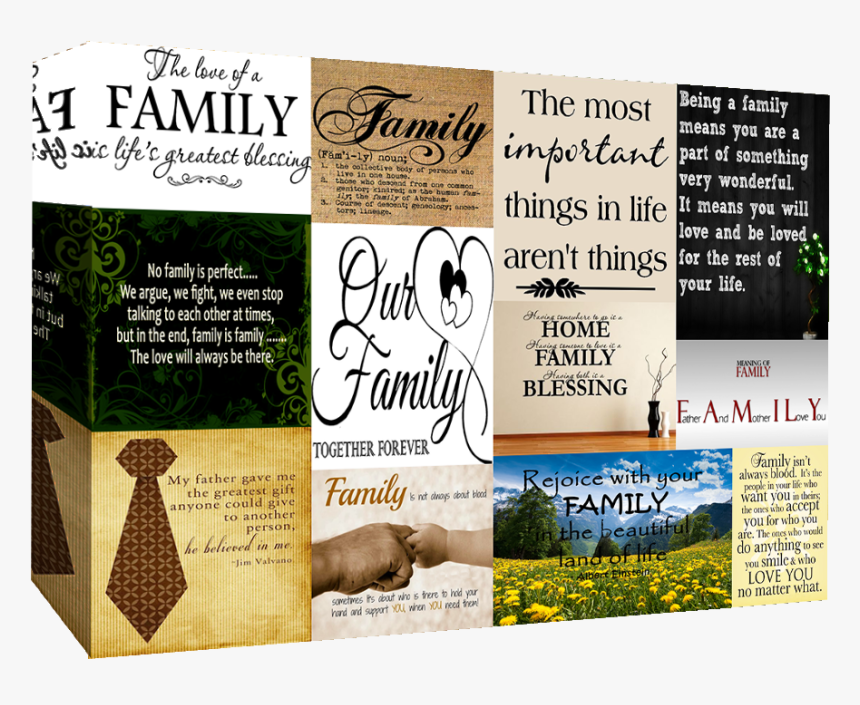 Family Quote Wall Art Canvas, HD Png Download, Free Download