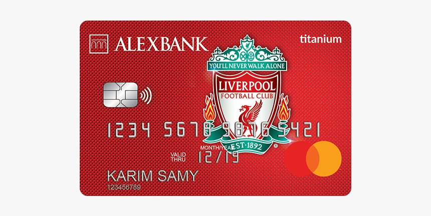 Liverpool Fc Titanium Credit Card - بطاقة ليفربول بنك الاسكندرية, HD Png Download, Free Download