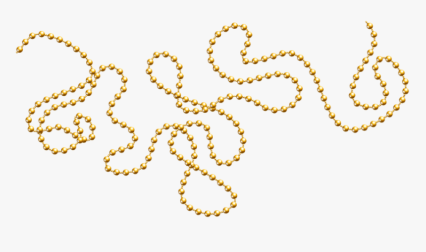 Free Png Gold Beads Decoration Png Images Transparent - Transparent Beads Clip Art, Png Download, Free Download