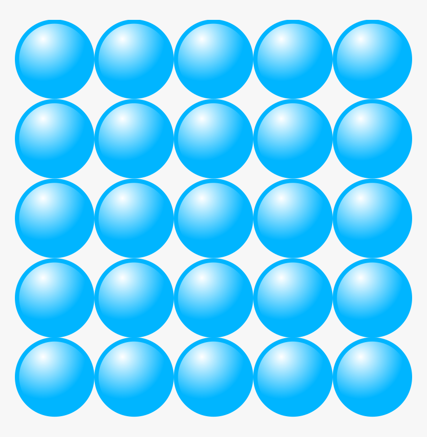 Beads Quantitative Picture 45 Clipart Icon Png - 3 X 6 Array, Transparent Png, Free Download