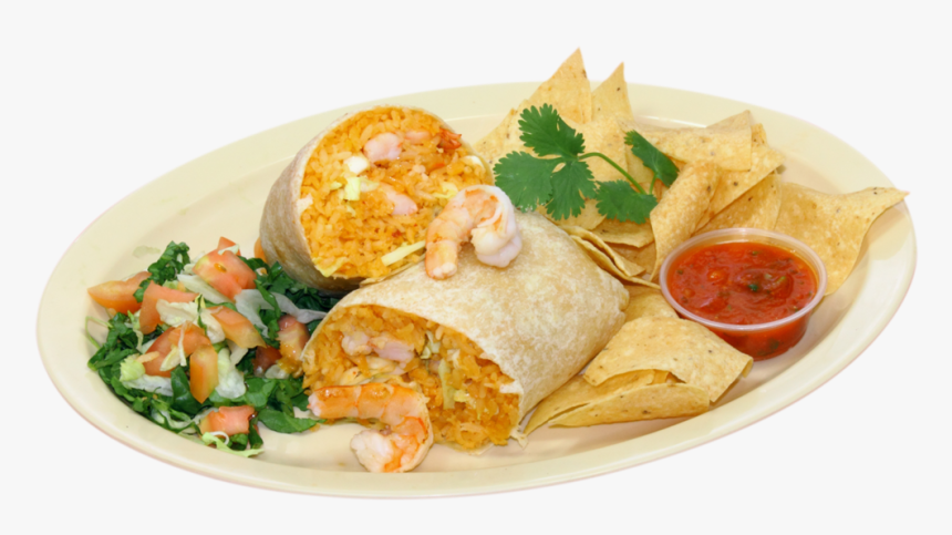 Mexican Burrito Plate Png - Wrap Roti, Transparent Png, Free Download