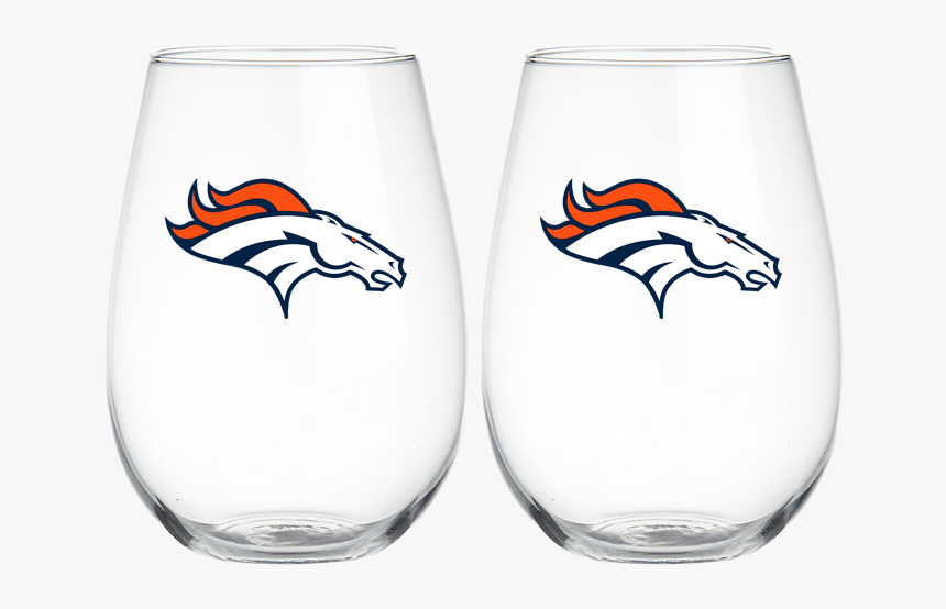 Denver Broncos 2 Pack Stemless Wine Glasses - Denver Broncos Cornhole Boards, HD Png Download, Free Download