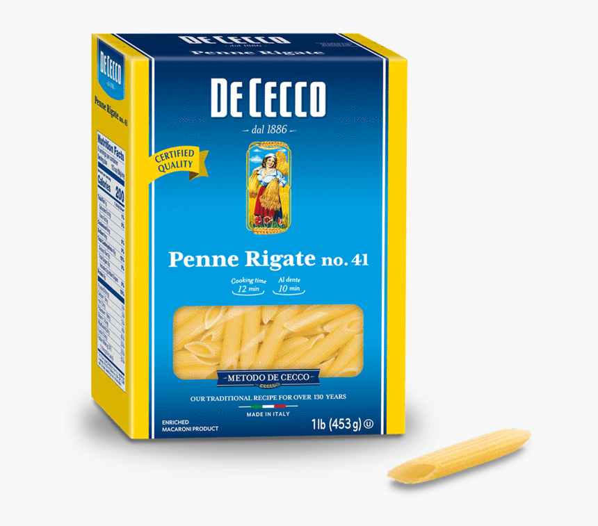 Penne Rigate - 1lb - Pasta De Cecco Fusilli, HD Png Download, Free Download
