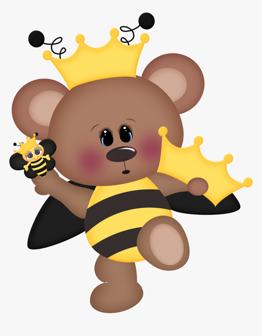 Bee Plus Bear Cartoon, HD Png Download, Free Download
